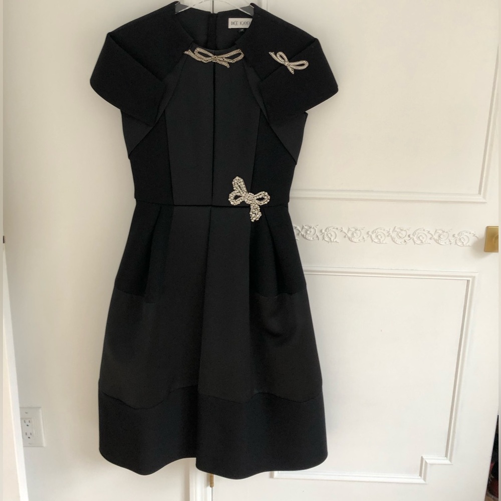 Dice Kayek designer black dress